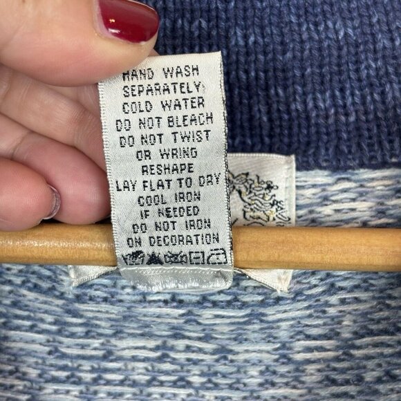 Stitches in Time Women's Full Zip Beaded Embroidered Cardigan Sweater Size Large - Picture 7 of 11